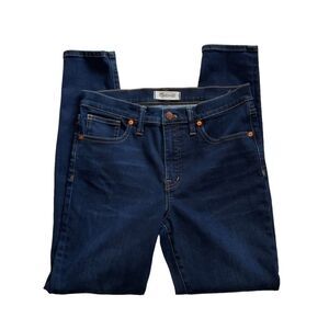 Madewell Dark Blue 9 Inch High-Rise Skinny Jeans, size 29